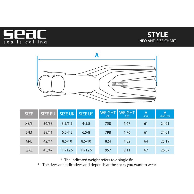 Seac Adjustable Fin