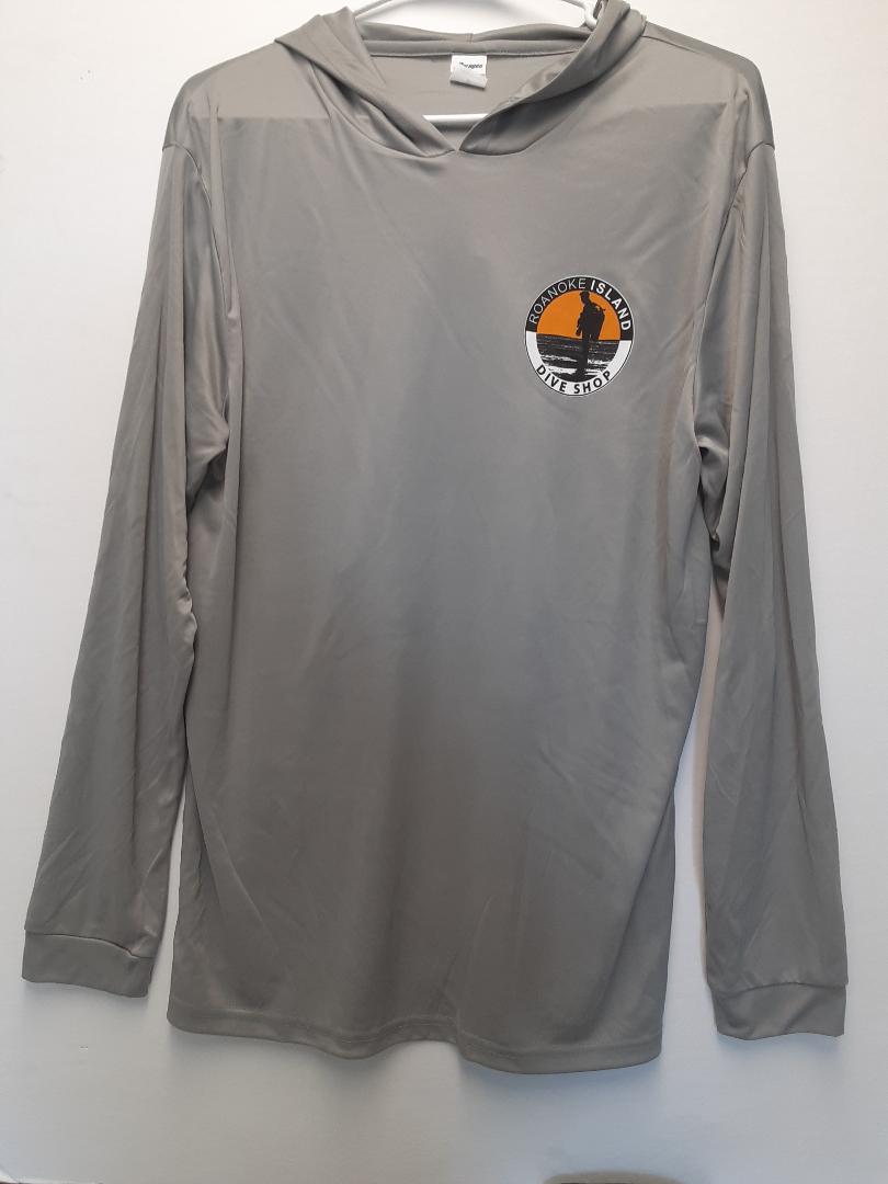 Beach Diver Logo Polyester SPF-50 Hooded Rash Guard