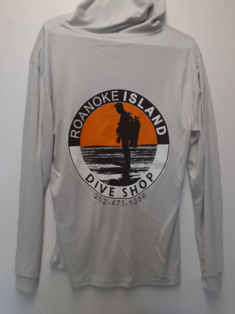 Beach Diver Logo Polyester SPF-50 Hooded Rash Guard